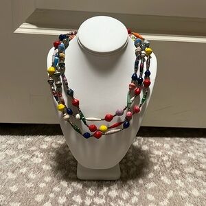 Handmade beaded necklace